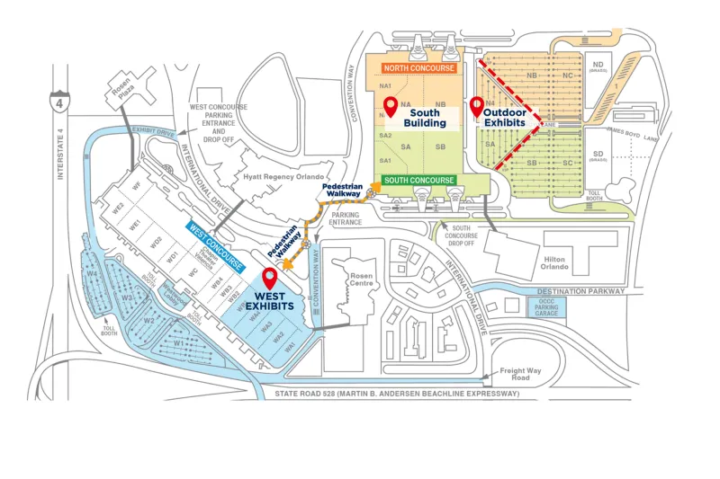 IAAPA Expo 2026 Map