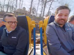 six flags over georgia gold rusher michael costello chris foshee