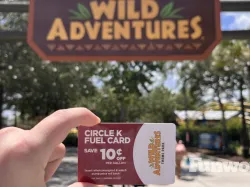 Wild adventures gas card