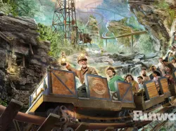 silver dollar city miners mountain artwork