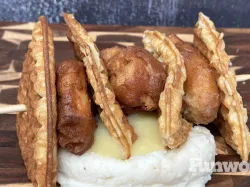 chicken and waffles