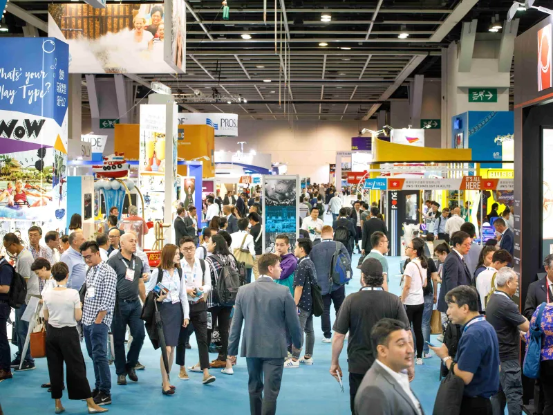 Expo asia show floor