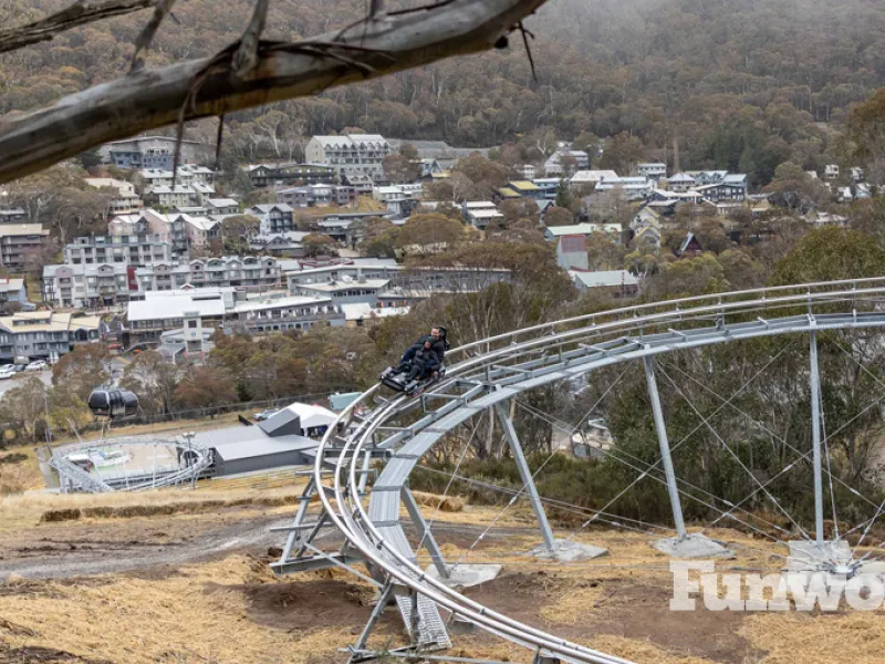threadbo alpine resort mountain coaster and resort skyline