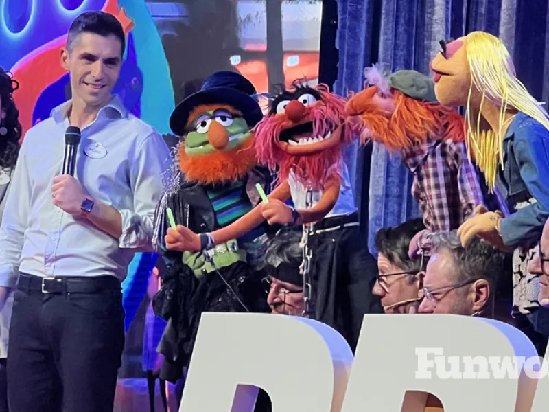 muppets characters at walt disney world press conference