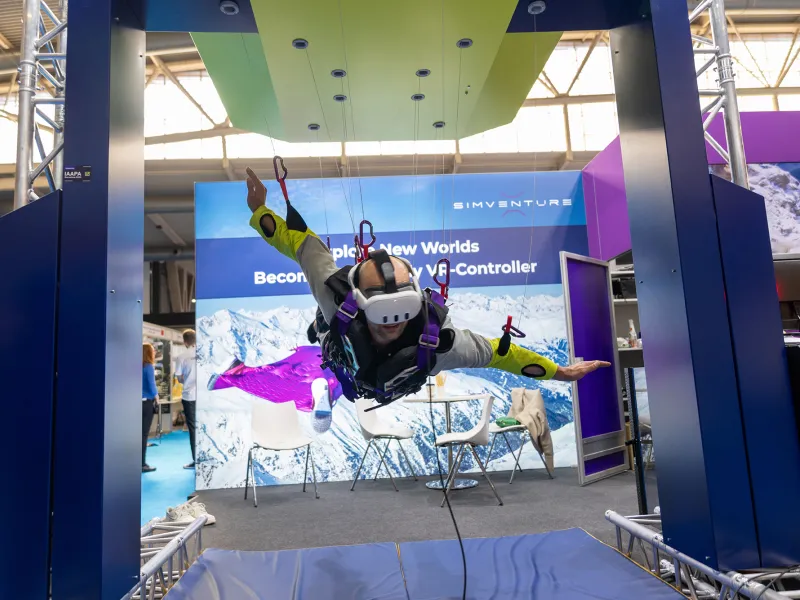 IAAPA Expo Europe 2025 Show Floor Exhibitor Simulator