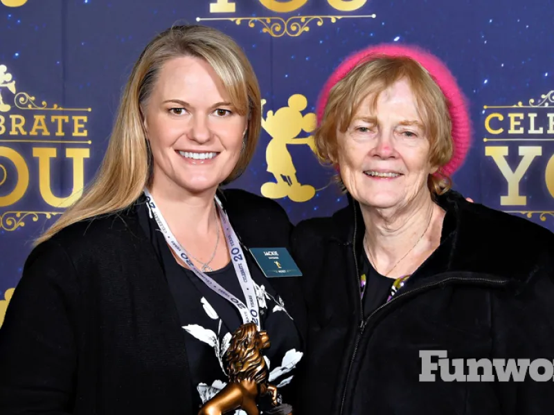 Jackie Swisher and her mother.