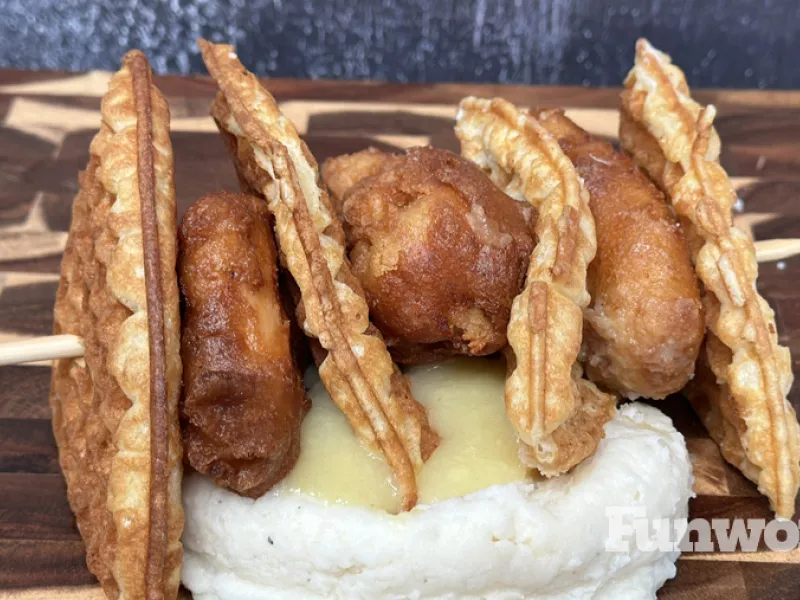 chicken and waffles
