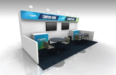 Turnkey Booth Package 10x20 with Monitors