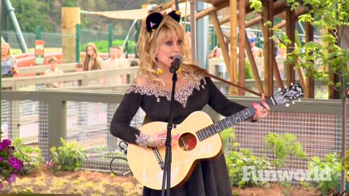 dolly parton at dollywood big bear mountain opening day