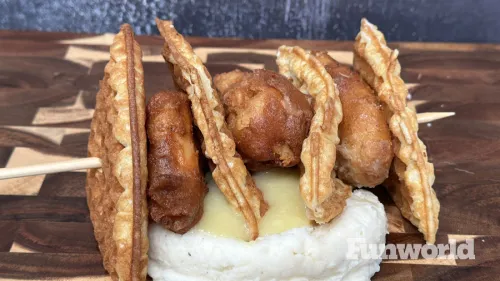 chicken and waffles