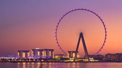 Dubai FerisWheel - IAAPA Meetup: Dubai Sunset