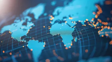 world map visual