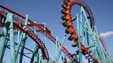 Image of roller coaster