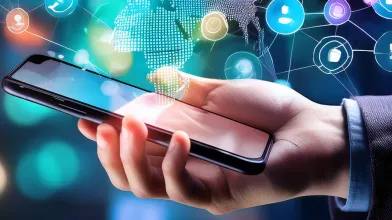 Internet Connected Cell Phone