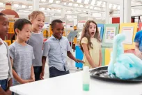 Children in a museum