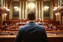 man in office