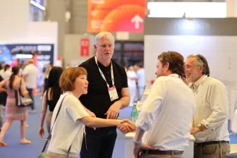 Attendees networking during IAAPA Expo Asia 2025