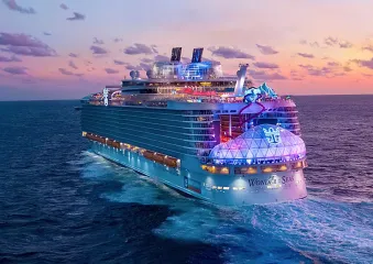 Wonder of the Seas Cruise Ship Sunset