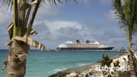 disney cruise line lighthouse point docked ship