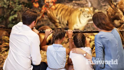 chaperones at a zoo attraction