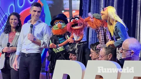 muppets characters at walt disney world press conference