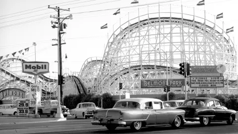 Vintage Photo of Belmont Park