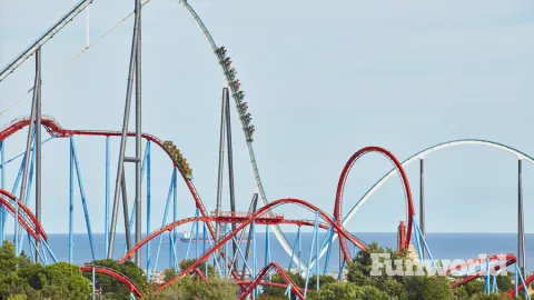 portaventura world skyline roller coasters