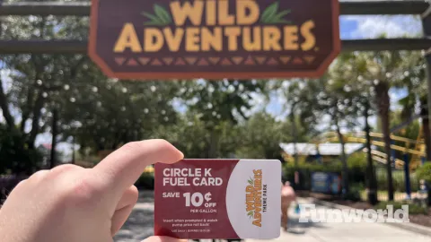 Wild adventures gas card