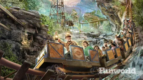 silver dollar city miners mountain artwork