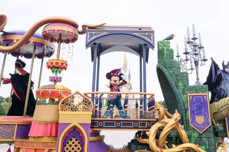 The Villains Halloween Into the Frenzy Parade