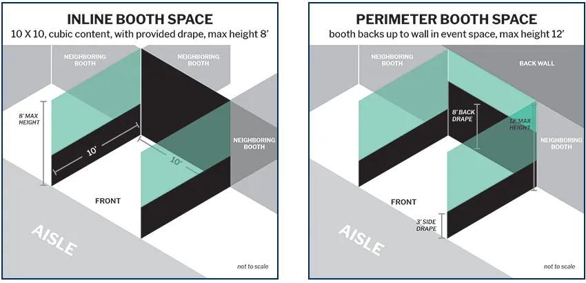 Linear Inline Booth Variations