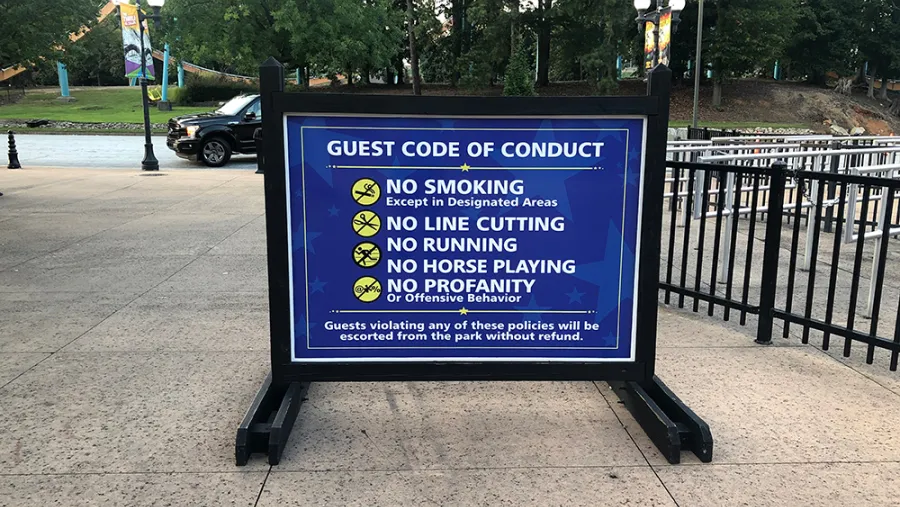 Code of Conduct Signage