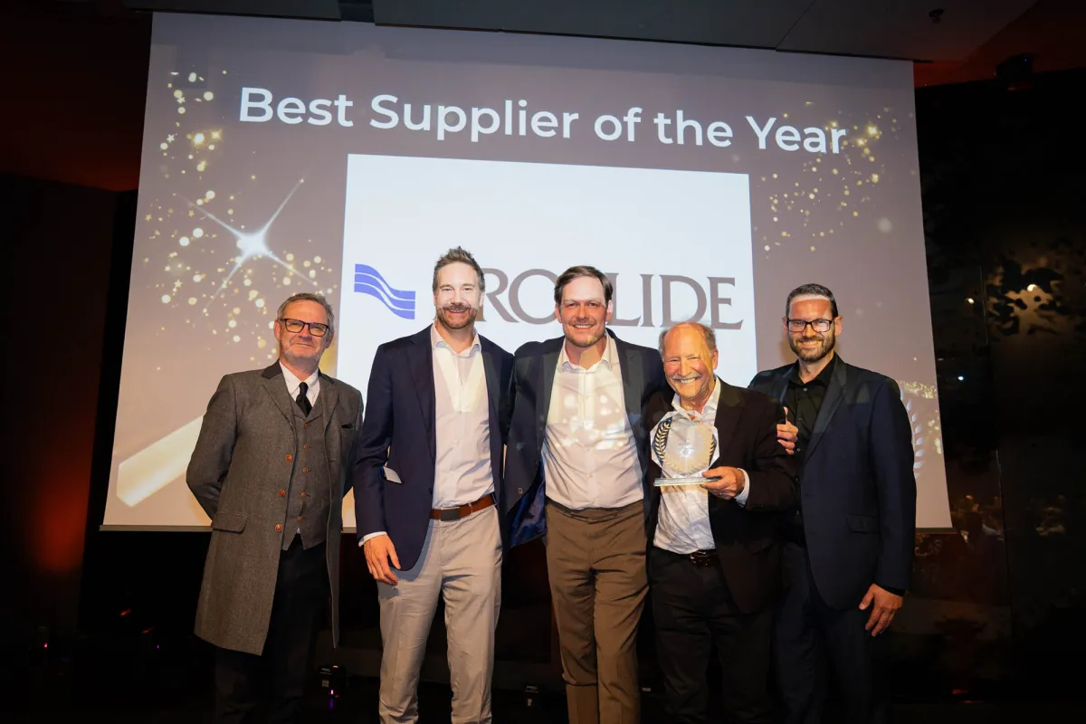 Proslide Best Supplier of the Year Award