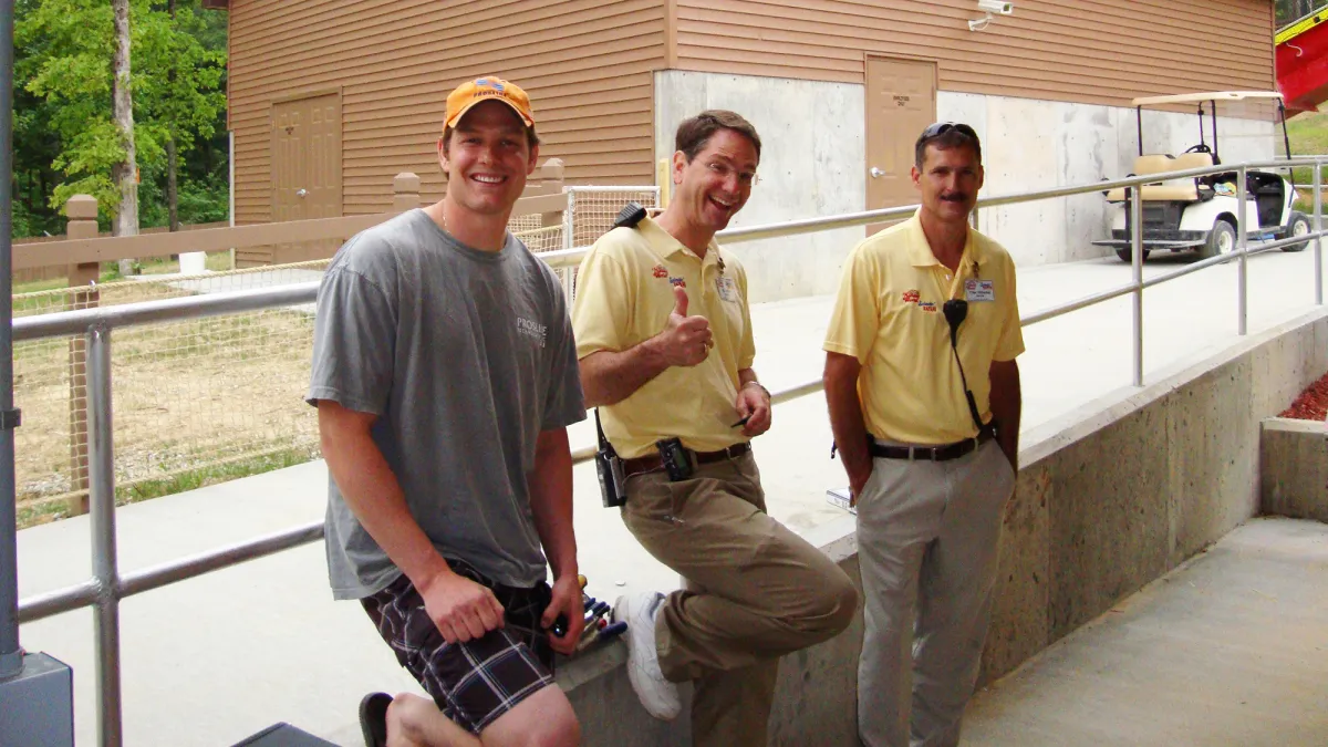 Ray Smegal Wil Koch Tony Perkins Holiday World
