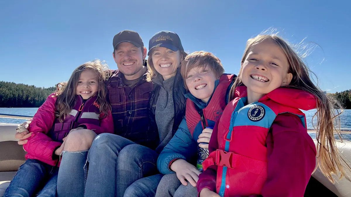 Ray Smegal with family
