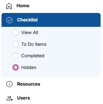 MYS ERC Menu