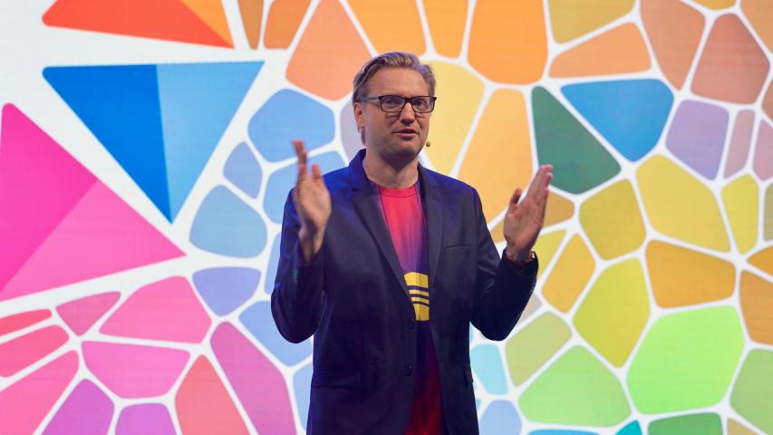Jakob Wahl at IAAPA Expo Europe 2025 Opening Ceremony