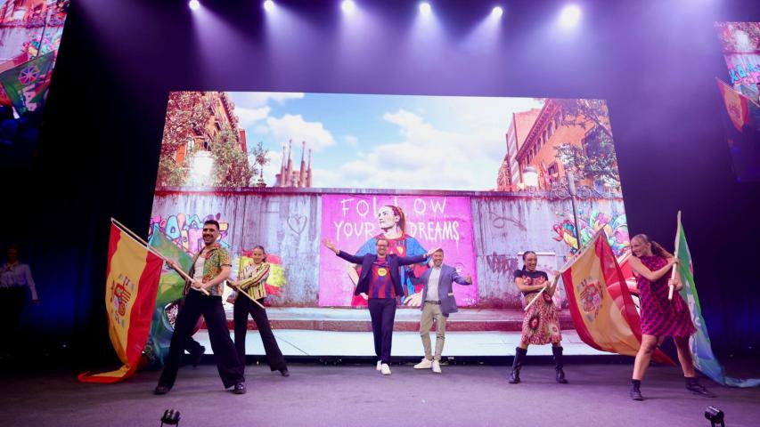 Jakob and Massi at IAAPA Expo Europe 2025 Opening Ceremony