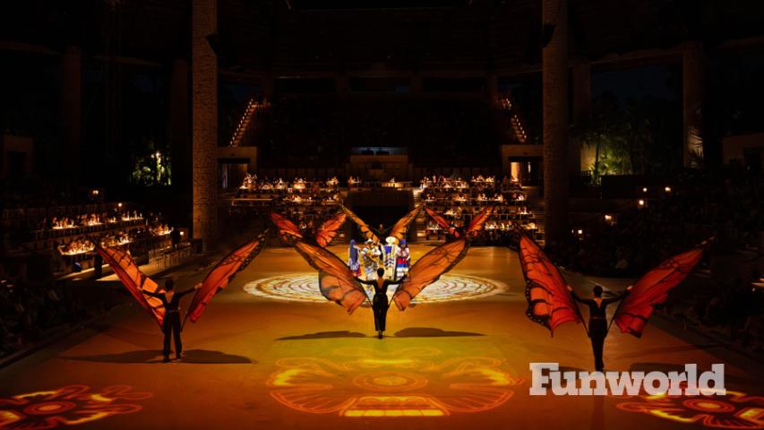 xcaret theater statge show